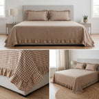 5-Piece Victorian Quilted Bedspread Set – King Size