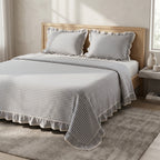 5-Piece Victorian Quilted Bedspread Set – King Size