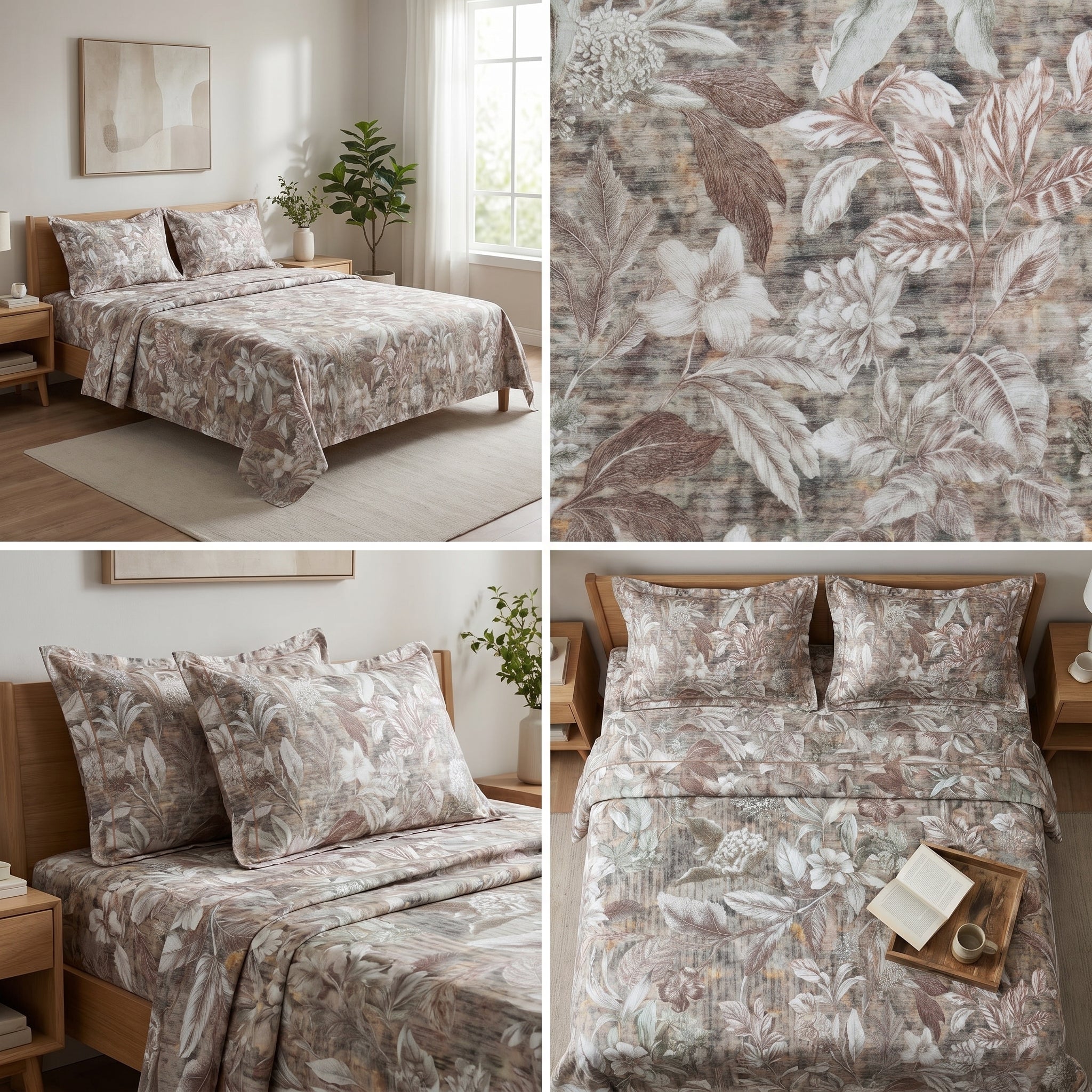 Premium 3-Piece King Size Bedsheet Set – 600 Thread Count (250 x 270 cm) Product Code :- 55B179RKEH