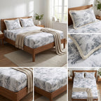 Mul Cotton Bedsheet With Chicken Lace Pillow Covers 108 -108 inch