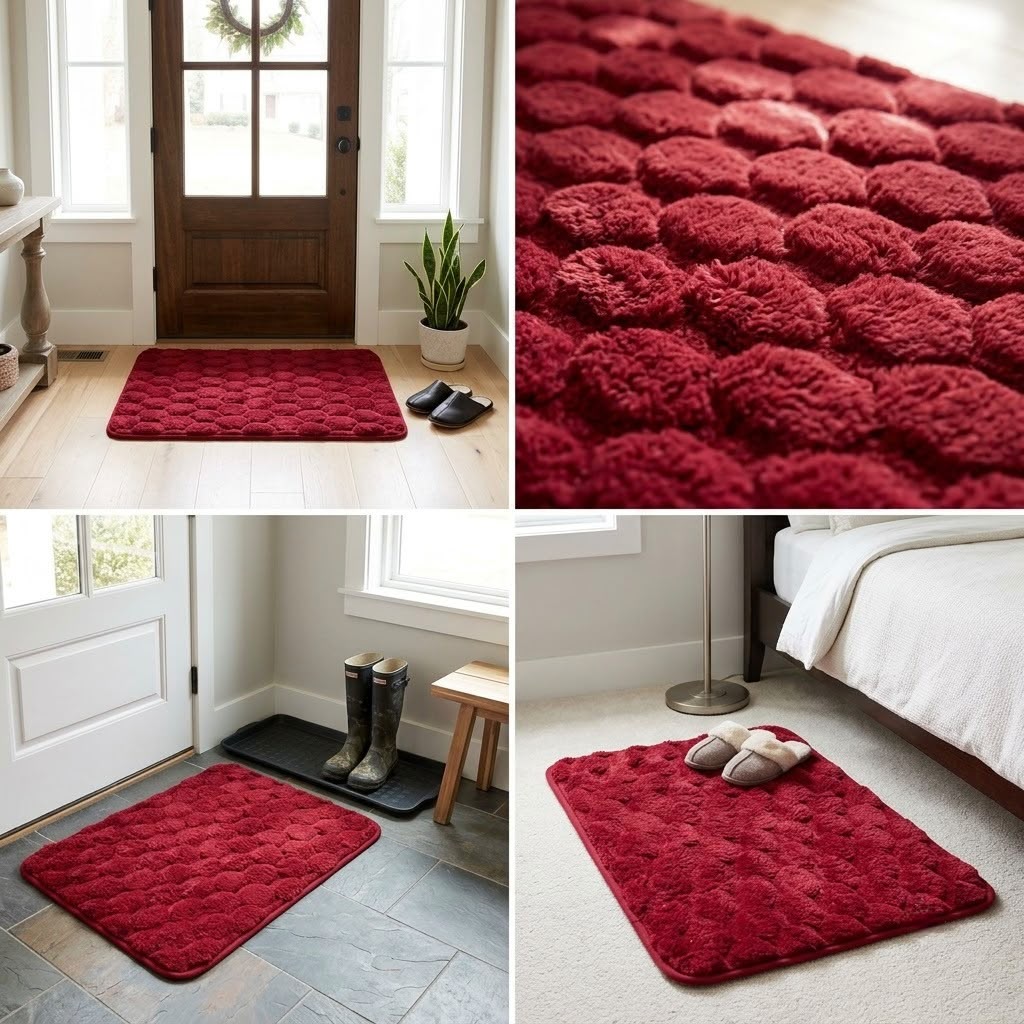 CloudStep Plush Entrance Mat – Ultra Soft Textured Door Mat