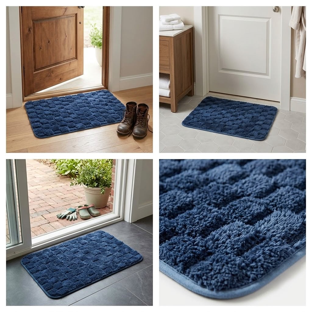 CloudStep Plush Entrance Mat – Ultra Soft Textured Door Mat