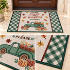 Autumn Harvest Printed Entrance Mat – Decorative Welcome Door Mat