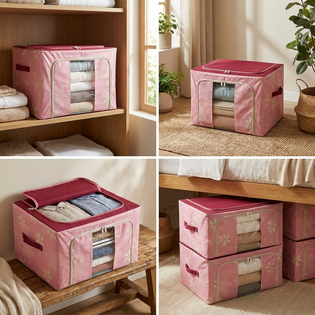 Multipurpose Foldable Storage Organizer Box