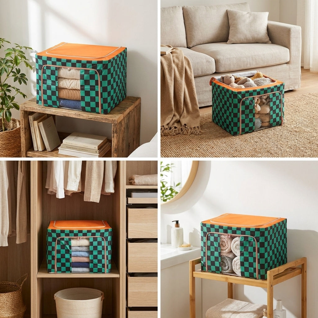 Multipurpose Foldable Storage Organizer Box
