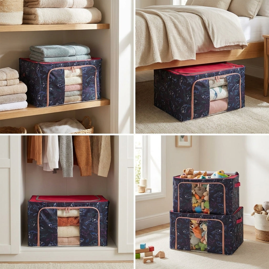 Multipurpose Foldable Storage Organizer Box