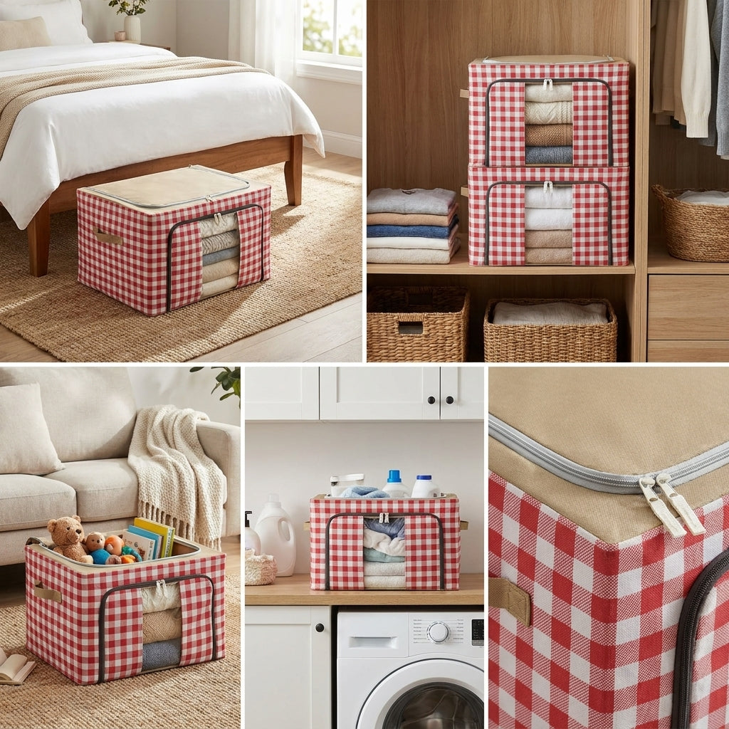 Multipurpose Foldable Storage Organizer Box