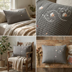 Premium Quilted Pillow Covers – Elegant Comfort for Every Space - Set of 2
