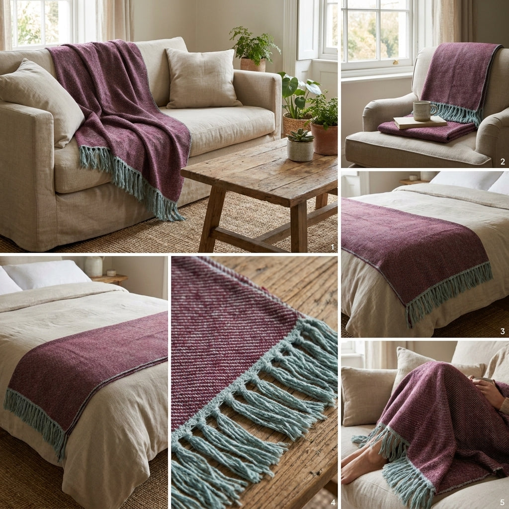Woven Sofa Throw Blanket