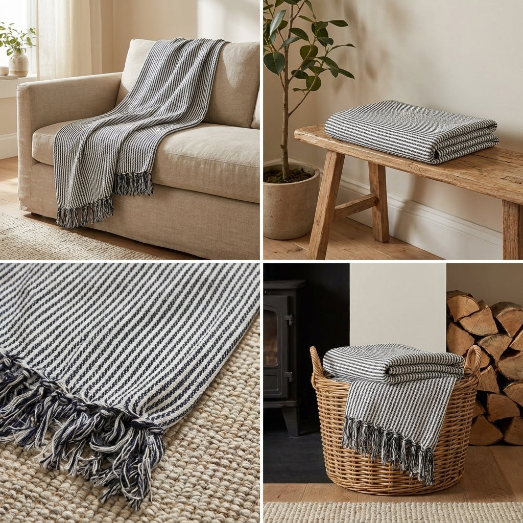 Woven Sofa Throw Blanket