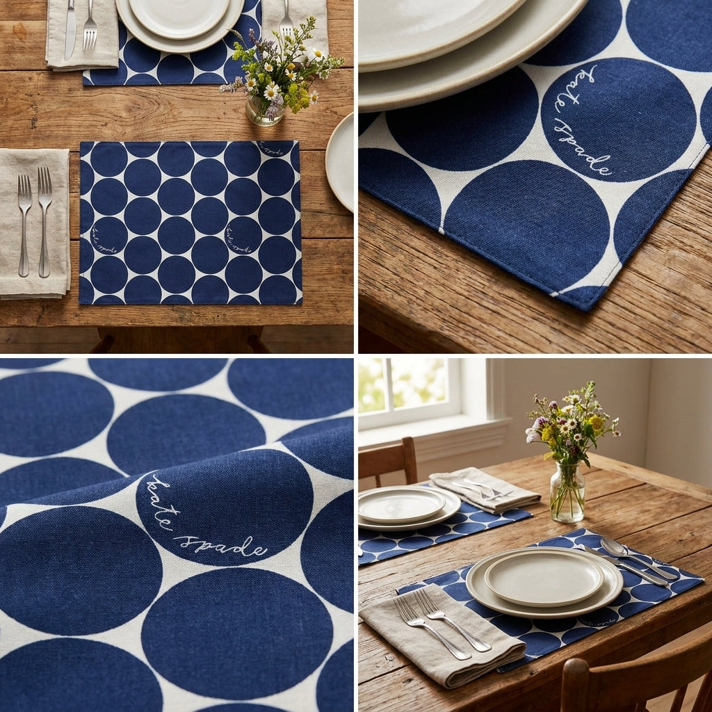 Set of 6 Table Mats – 14 x 19 Inch