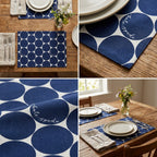 Set of 6 Table Mats – 14 x 19 Inch