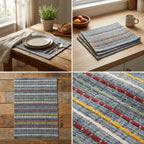 Set of 6 Table Mats – 14 x 19 Inch