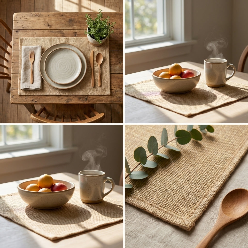Set of 6 Table Mats – 14 x 19 Inch